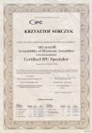 Certyfikat IPC - Eltrim Krzysztof Sobczyk